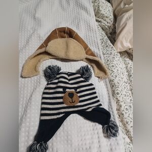 Old Navy Tan Fleece 2 Hat Size S